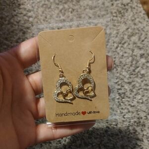 Gold Heart Earrings